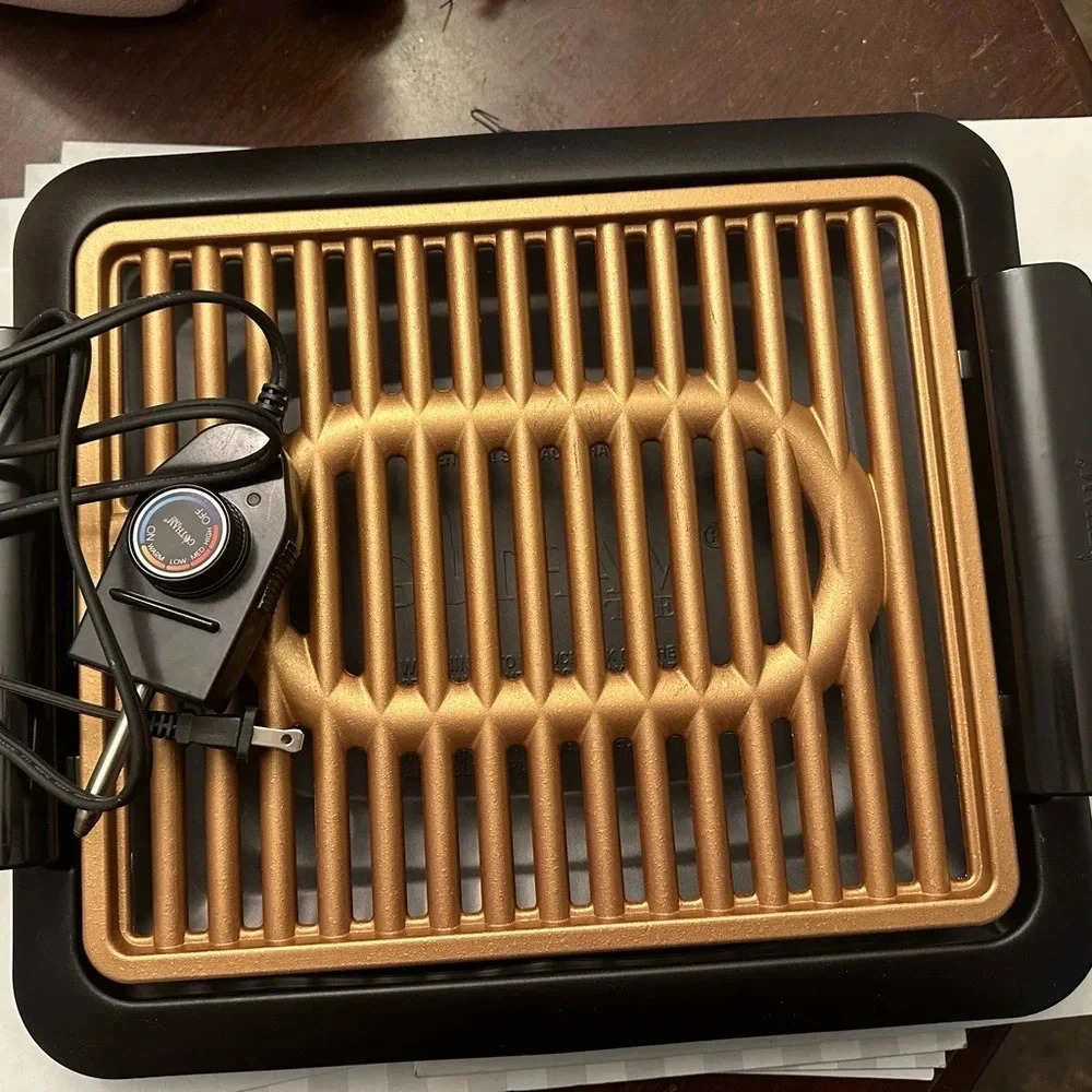 Gotham Steel Indoor Smokeless Grill Electric Grill Ultra Nonstick Electric Grill
